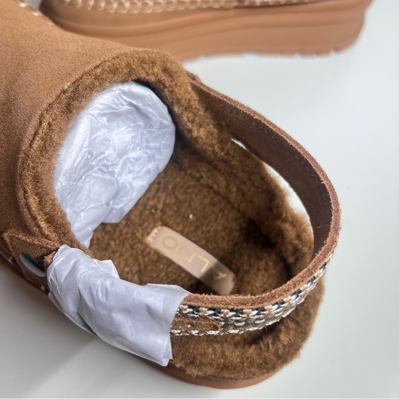 ALDO Mirellie Women's Platform Clog Lug Sole Mules Medium Brown Size 7.5 NEW - Picture 9 of 12